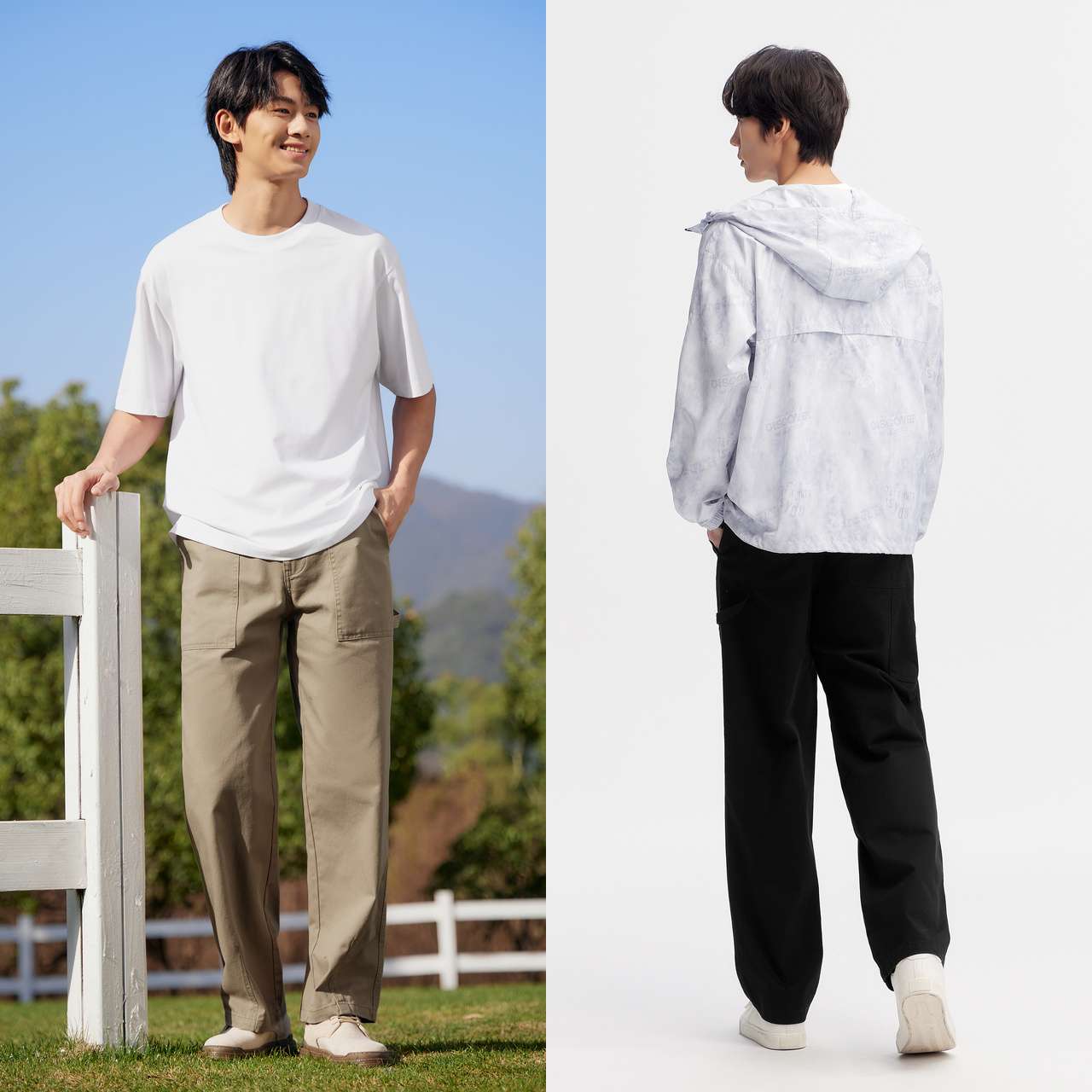 チノパン ゆとりシルエット チノワイドパンツ