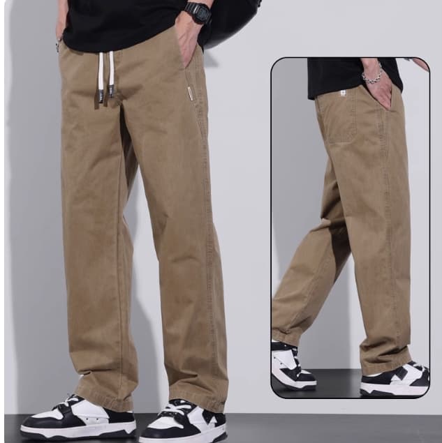 シンプル楽らくチノパン