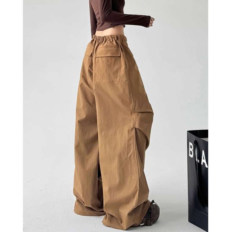 チノパン ボリュームたっぷり ドロップシルエット パンツ