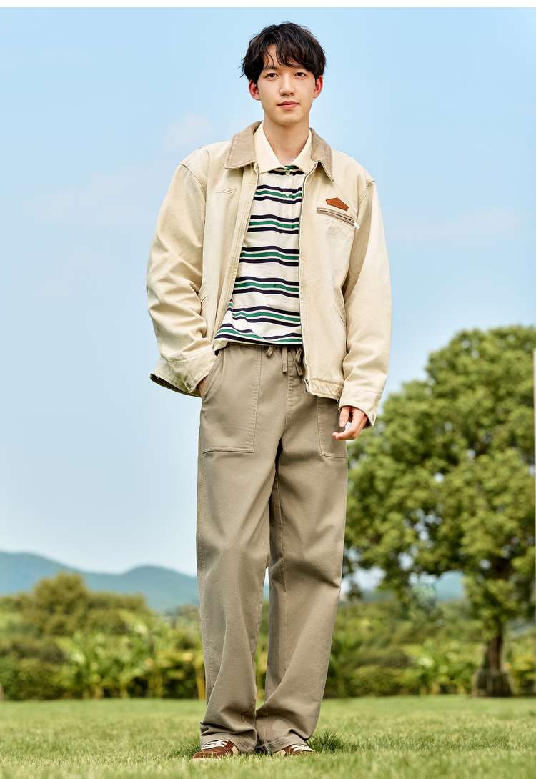 シンプルリラックスチノパン