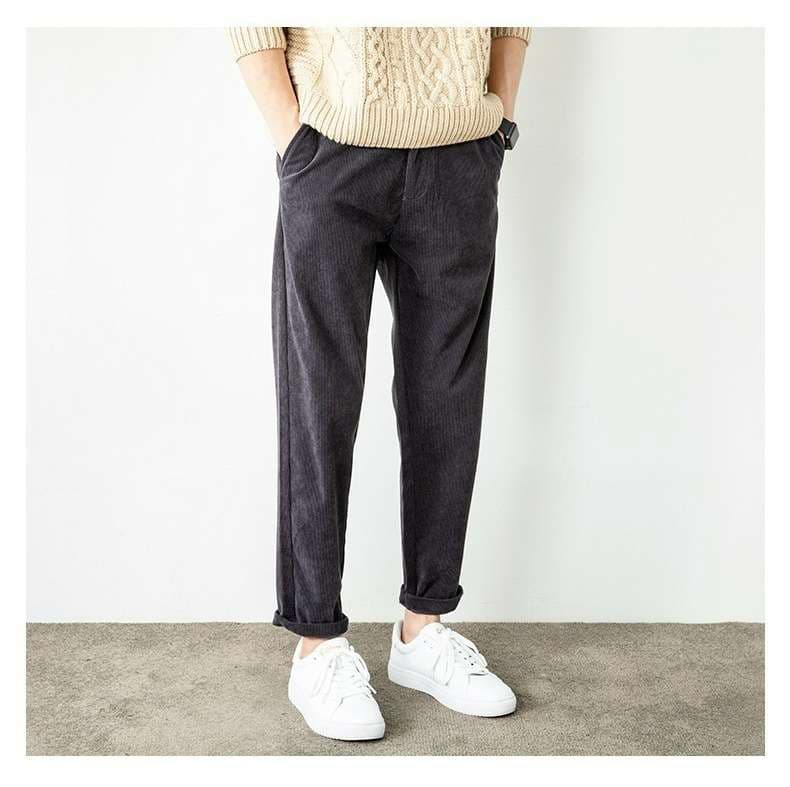 チノパン コーデュロイ ストレートパンツ