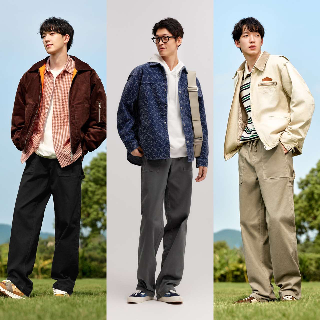 シンプルリラックスチノパン