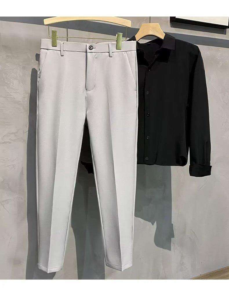 定番シルエット ビジネスチノパン