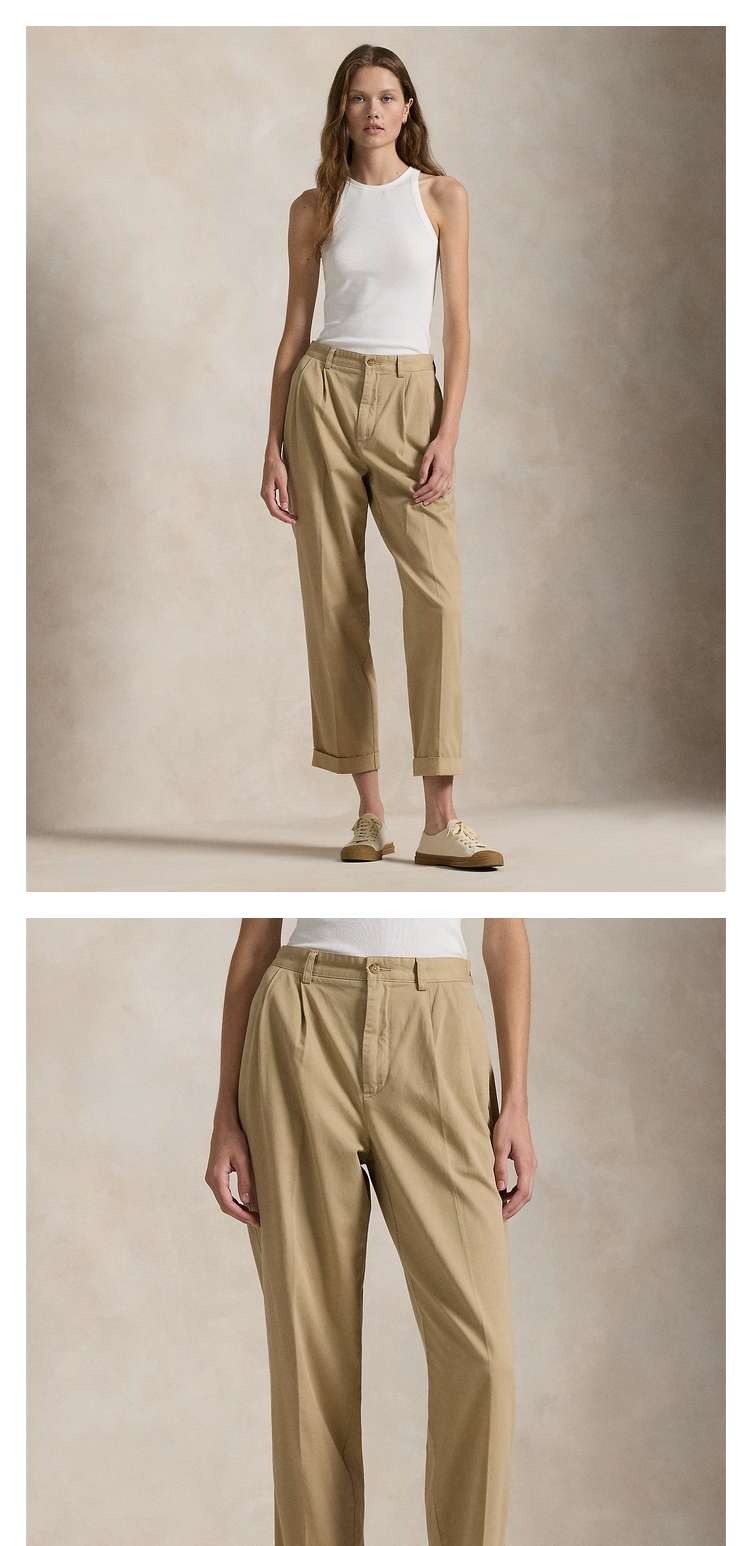 クラシカルストレートチノパンツ