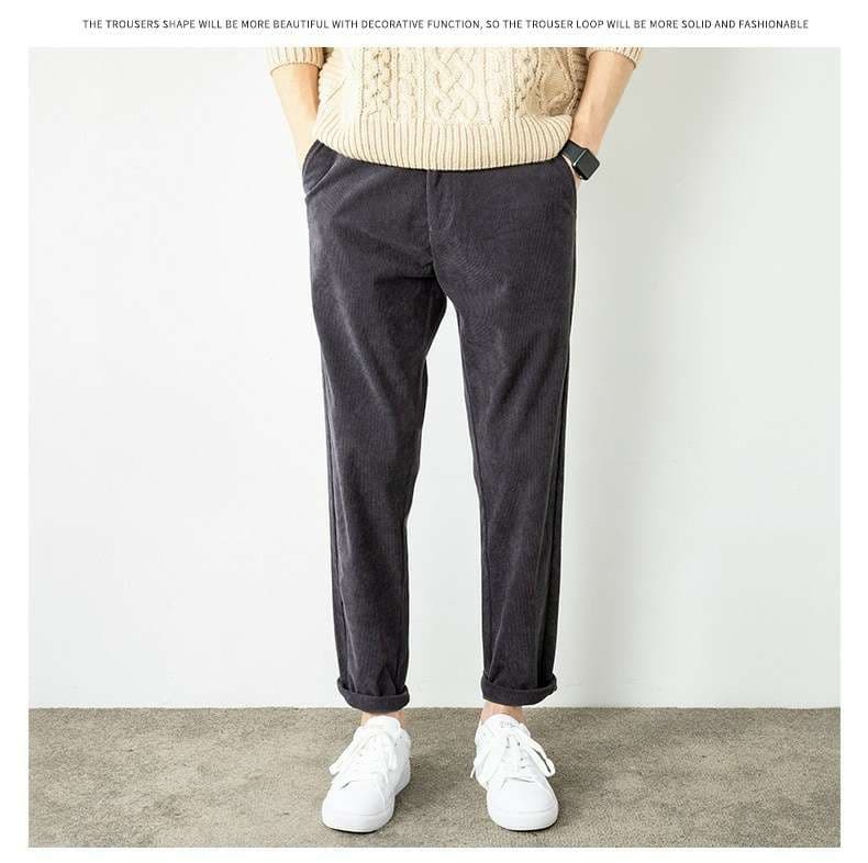 チノパン コーデュロイ ストレートパンツ