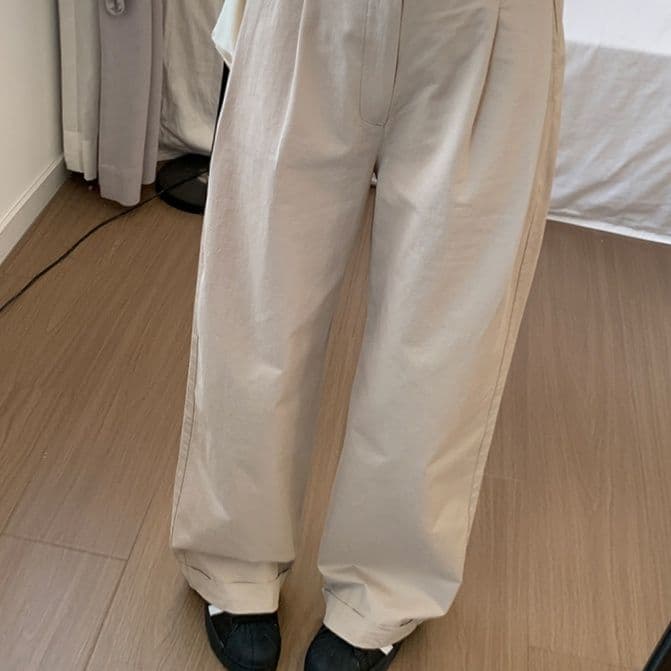 チノパン ゆったり優雅ワイドチノパン
