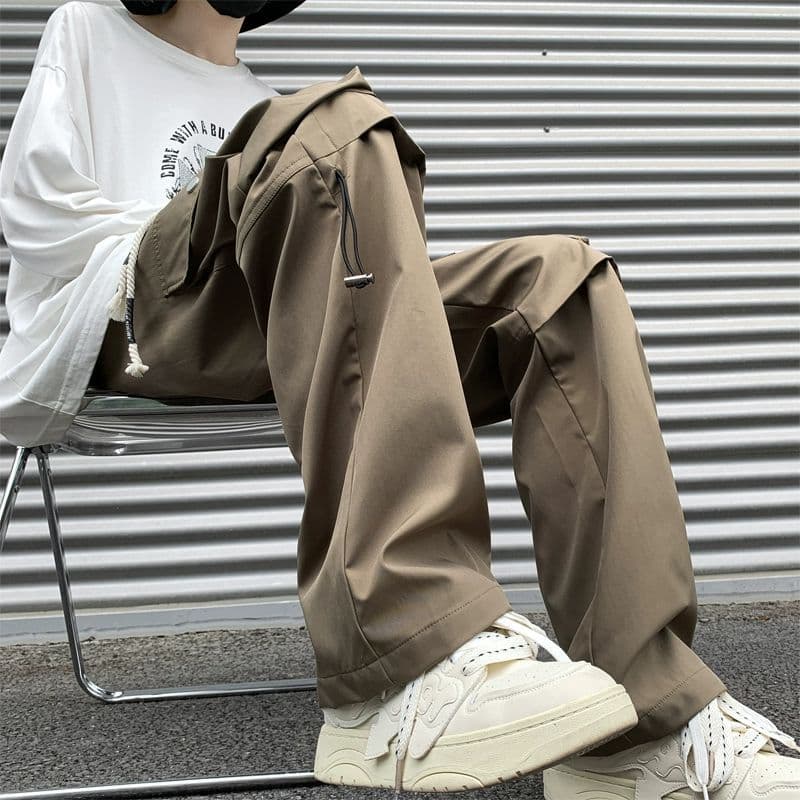チノパン 洗練ゆったりストレートチノパン