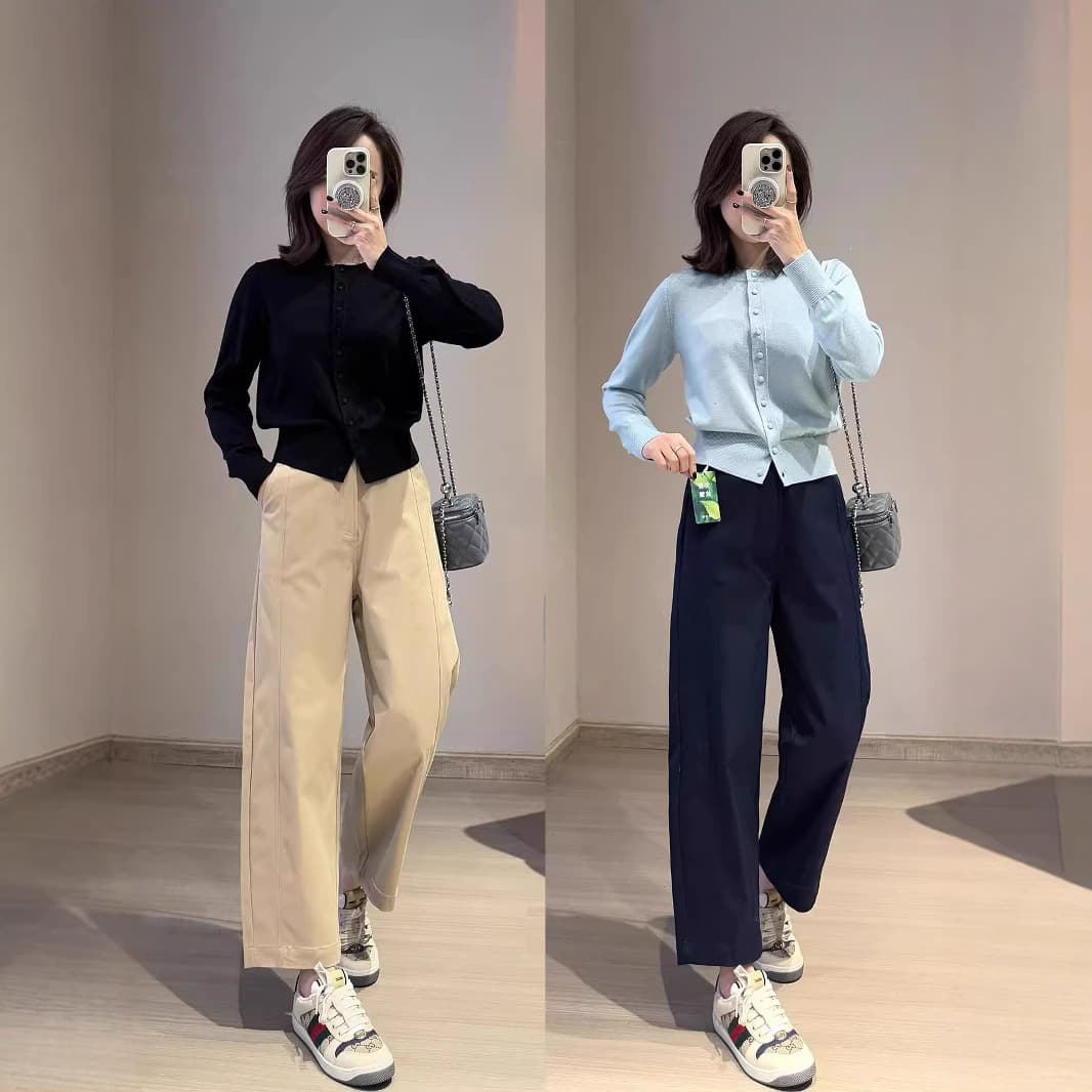 チノパン 洗練シルエット ストレートチノパン